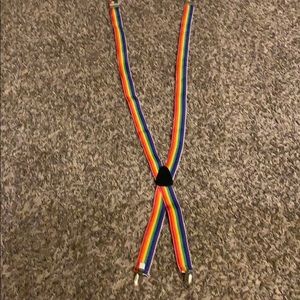 Rainbow suspenders